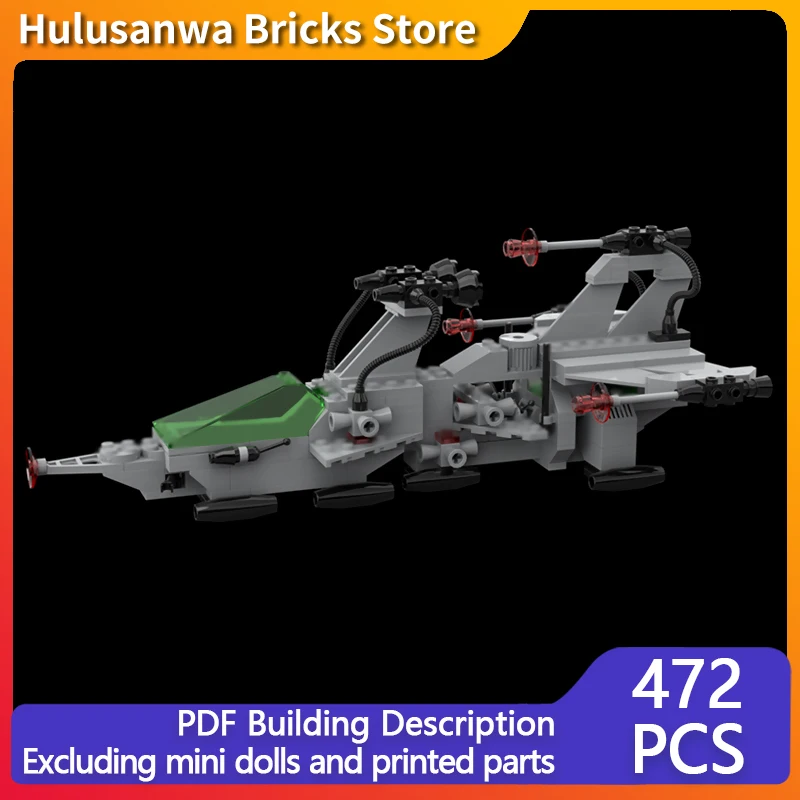 

Classic Vehicle Spaceship Model MOC Building Bricks War Equipment Modular Technology Gifts Holiday Assemble Children Toys Suit