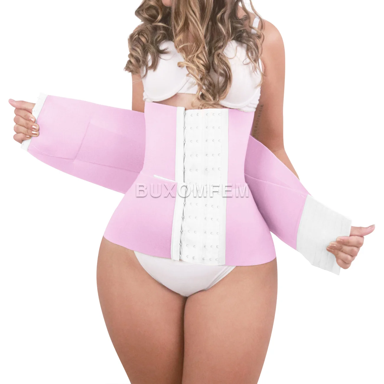 Podwójna kontrola brzucha rozciągliwe kolumbijskie pasy brzuch w kształcie gorset talii po operacji regulowany pas na brzuch pas wyszczuplający w talii