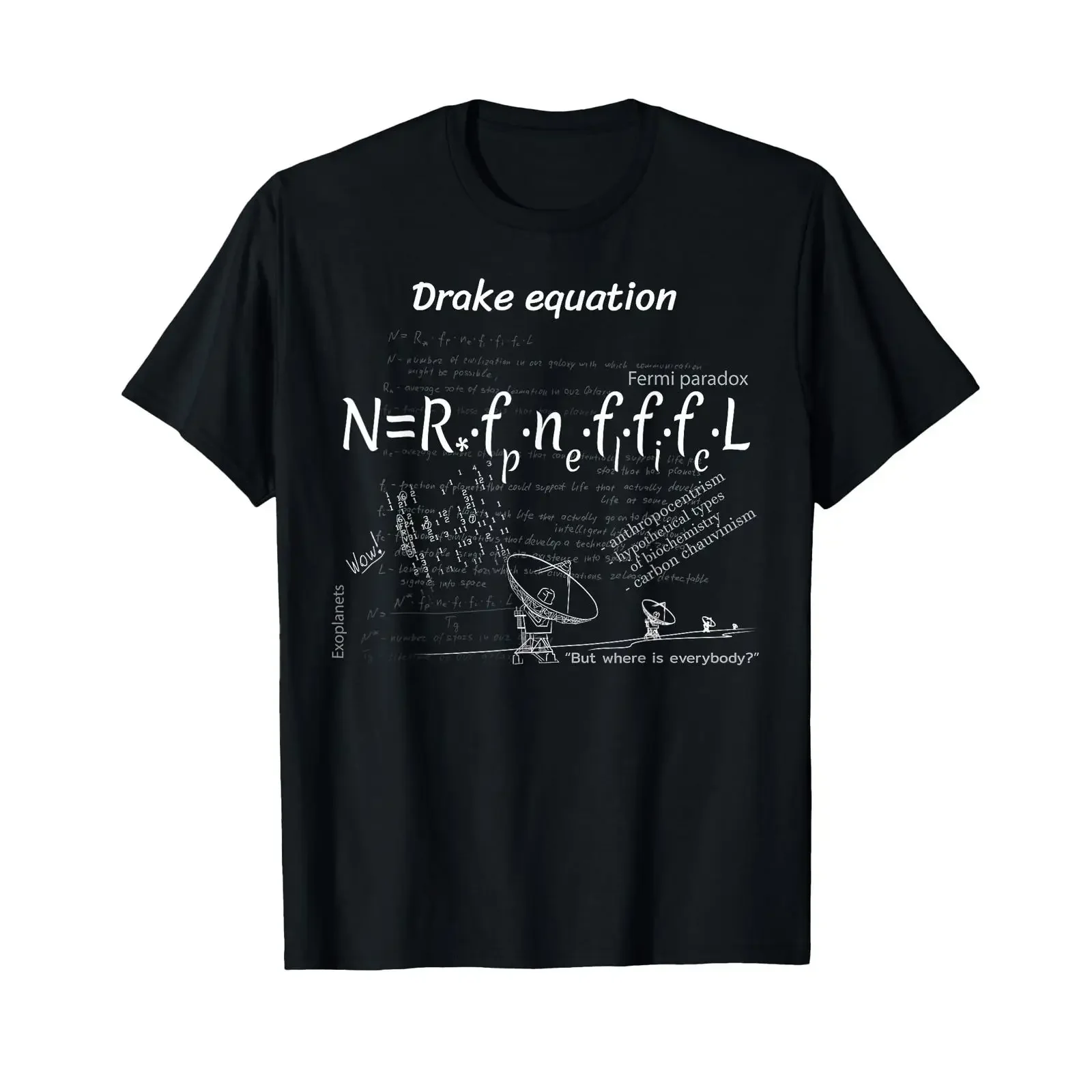 Drakes Equation T Shirt black s vintage Washed Soft Stylish streetwear Versatile designer clothes Top For Everyday Wear