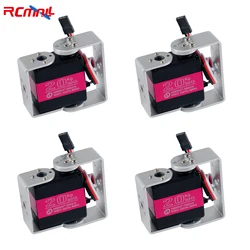 4PCS RDS3218 20KG Dual Shaft Digital Servo with U Mouting Bracket 180/270 Degree High Torque Full Metal Gear Robotic Servo