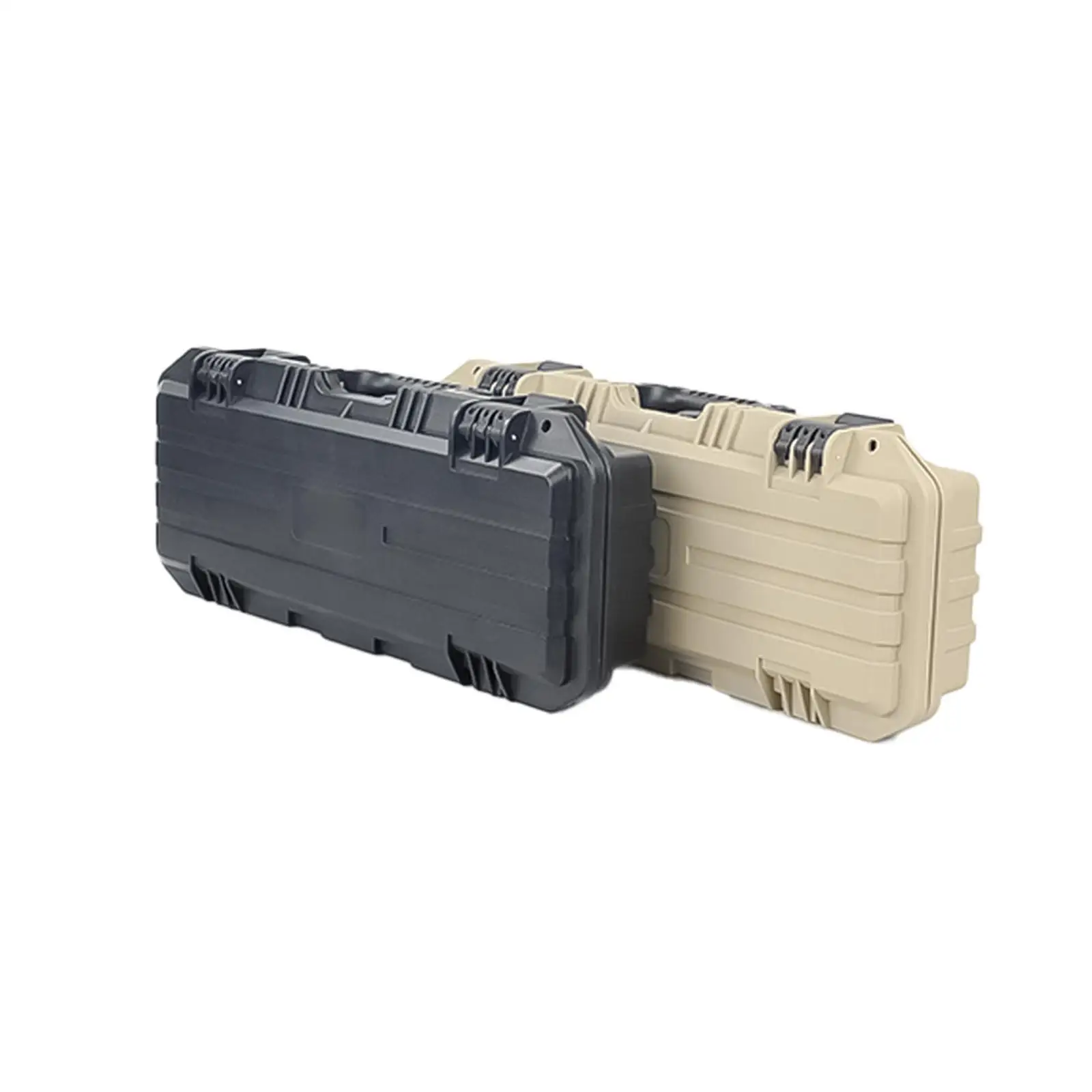 Long Toolbox Moisture dampproof Home Lockable Durable with Handle Hard Shell