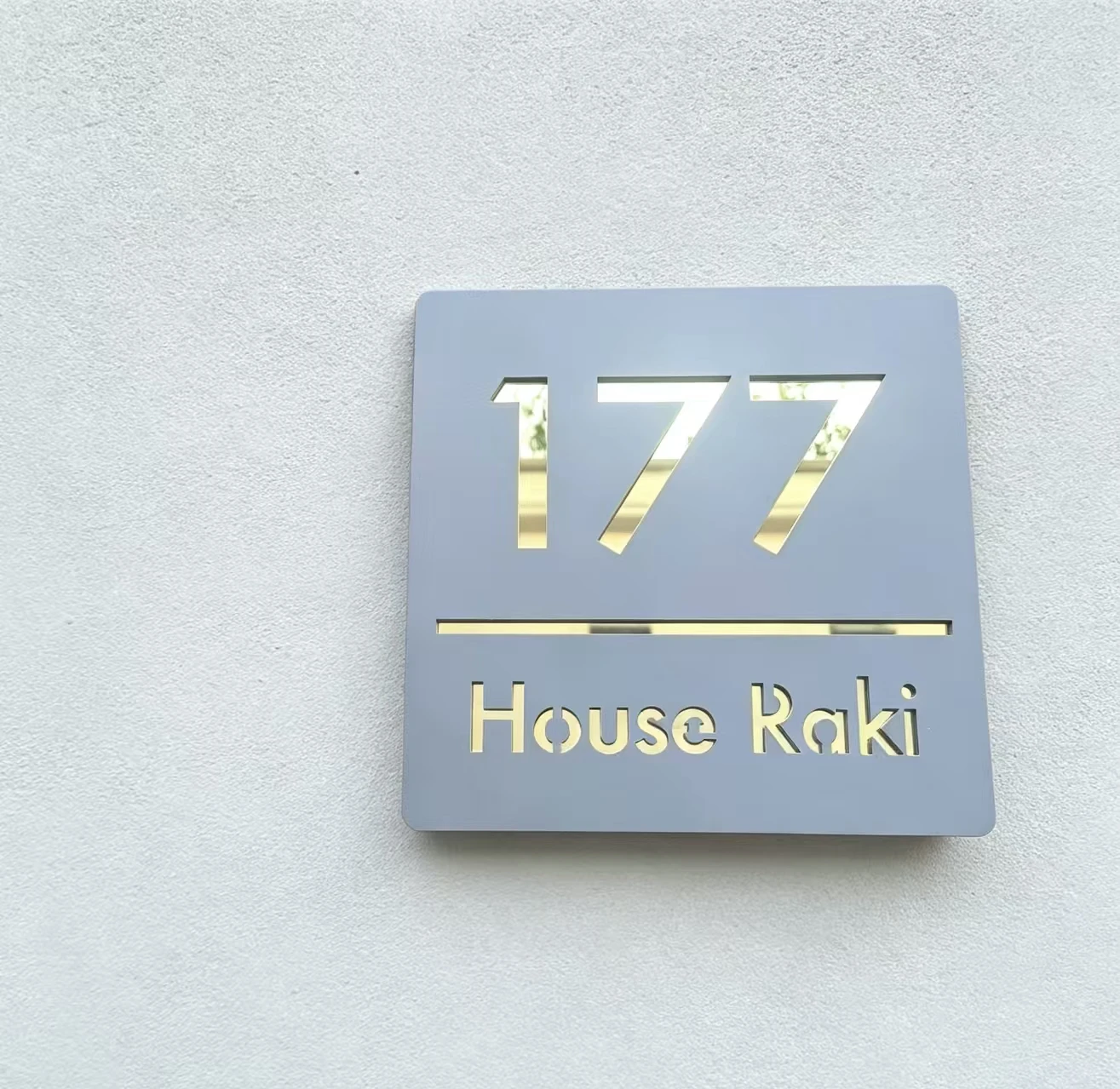 

Large Custom Acrylic Modern Door Number Sign Letters and Number Plaque Door Sign Address Street 3D Home Decoration Plaque