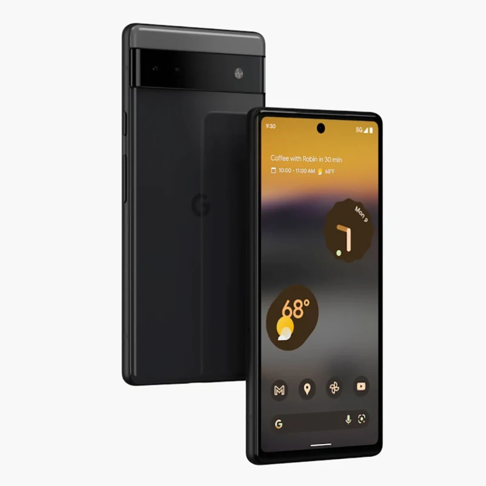 Google-オリジナルのPixel6a携帯電話,5g画面,6GB RAM, 128GB ROM,12.2mp 12mp 8mpカメラ