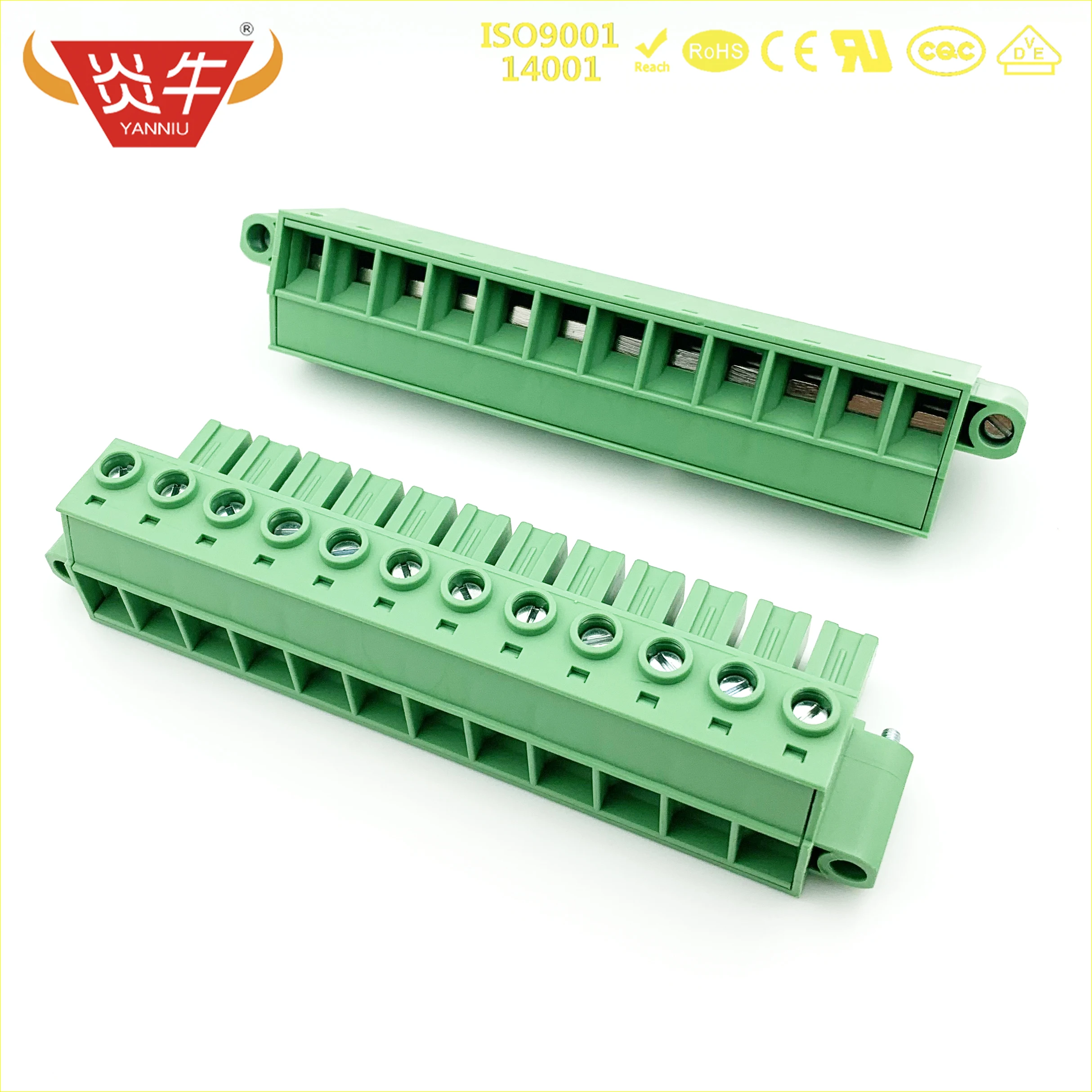 

10Pcs KF2EDGSKM 10.16 2P ~ 12P PCB CONNECTOR PLUG-IN TERMINAL BlOCK 10.16mm 2PIN ~ 12PIN PC 16 STF 1913578 PHOENIX CONTACT KEFA