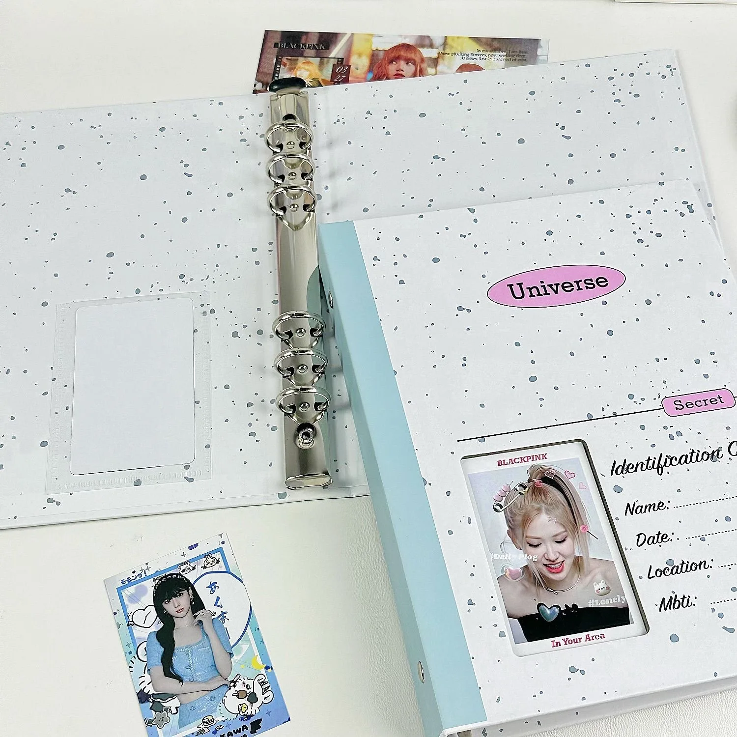 IFFVGX A5 Binder Photocard Holder Kpop Idol Photo Album Photocards Collect Book Album for Photographs 포토카드 포장용품 Фотоальбом