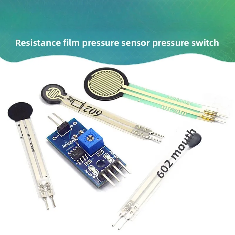 

FSR402 RFP602Resistive Thin Film Pressure Sensor Pressure Switch Long tail Voltage Conversion Module