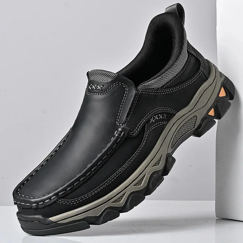 أحذية رجالي جودة عالية جلد البقر حذاء كاجوال كلاسيكي الانزلاق على المتسكعون عدم الانزلاق أكسفورد أحذية الرجال أحذية رياضية من الجلد الأخفاف