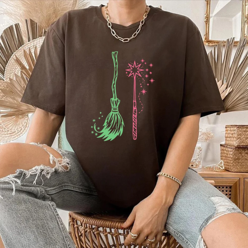 Elements Wicked T-shirt Changed for Good Shirt Pink and Green Tshirt Wicked A New Musical Shirt Design Unisex Vintage Clothes