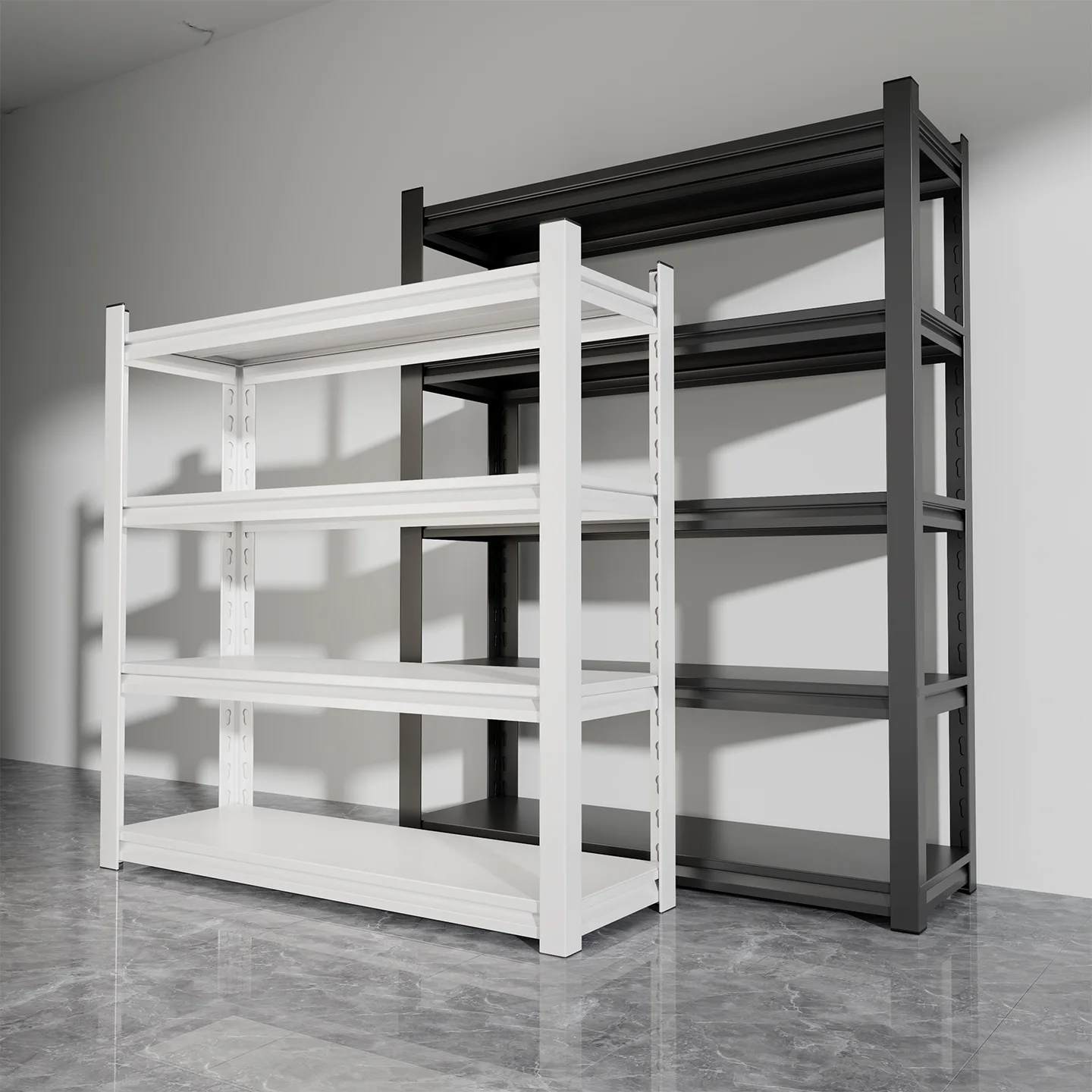 Customized shelf hoist hole simple multi-layer floor storage rack display rack