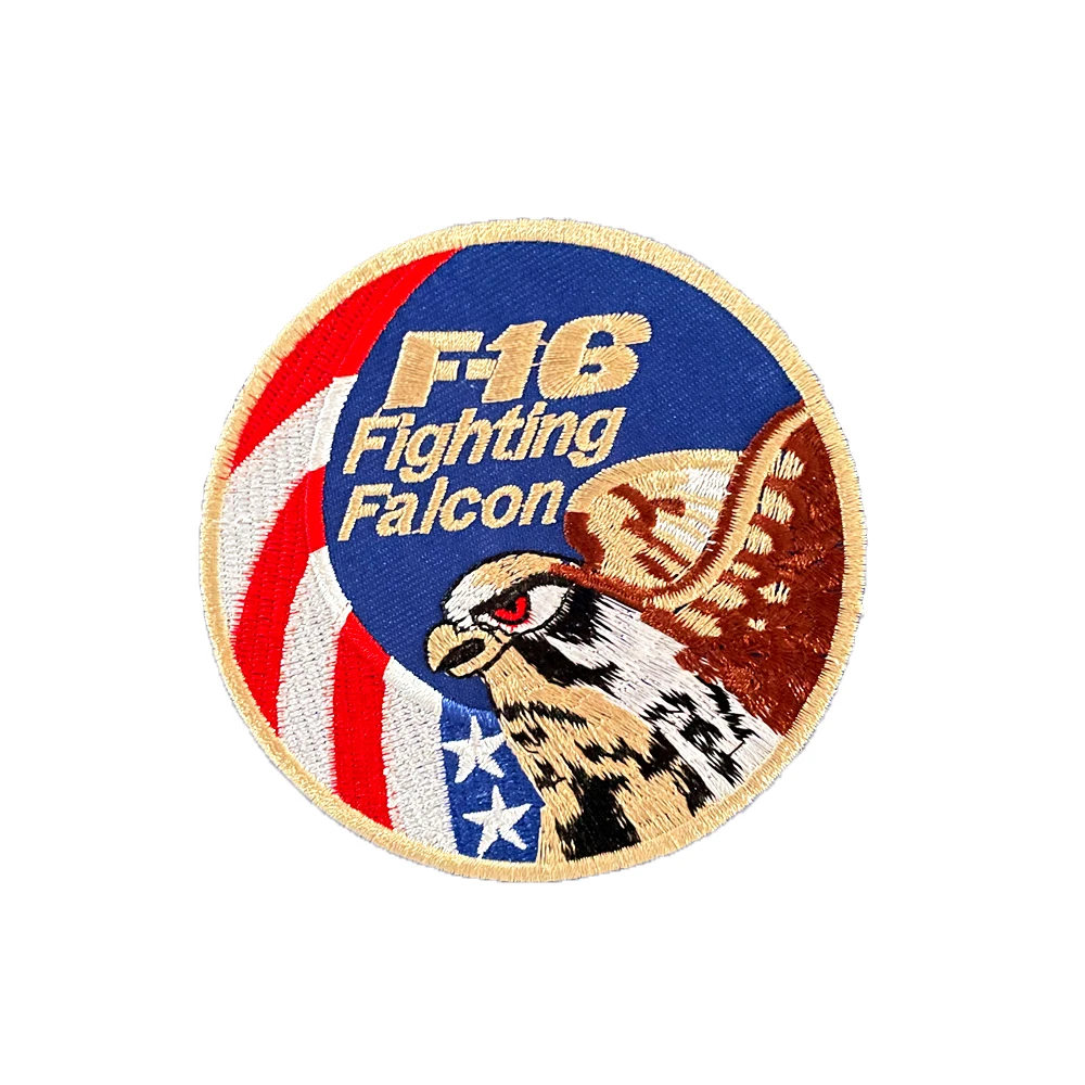 Space Pilot Astronaut Star Fighter Fighting Falcon Airforce ricamo Patch abbigliamento zaino cappello decorazione bracciale colla posteriore