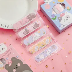 Bandaids de dibujos animados para heridas, yeso adhesivo médico antibacterias, vendajes impermeables, Kit de primeros auxilios para viajes en casa, 20 Uds.