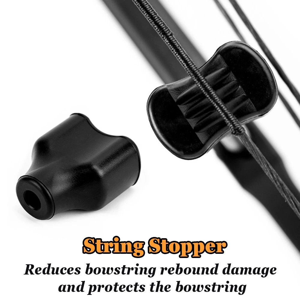 Compound Bow String Stopper Archery Bow String Stabilizer Suppressor for Shooting Hunting Accessories