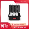 Aputure ACCENT B7C 8 라이트 키트, 7W RGBWW LED 스마트 전구, 충전 박스 포함, 2000K-10000K 풀 컬러 사진 카메라 램프 1