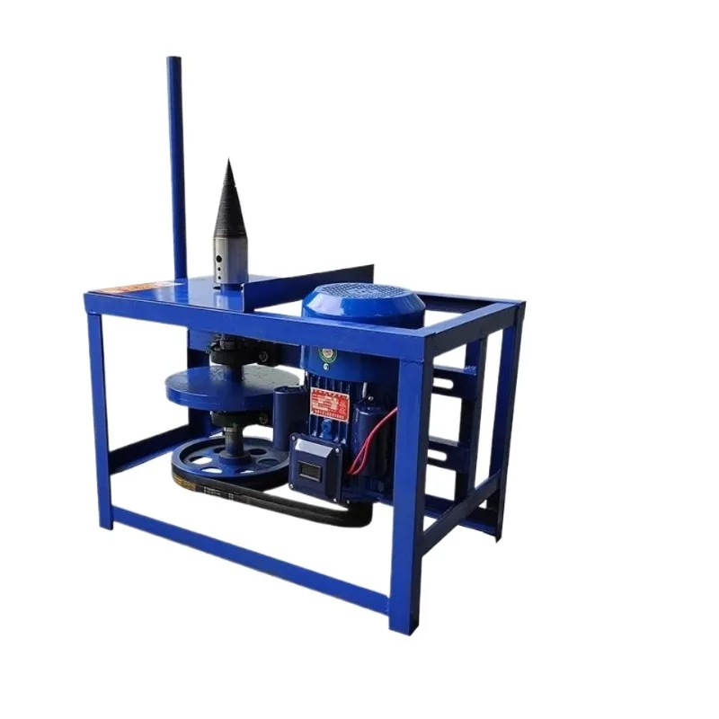 

Wood splitter Small electric hydraulic firewood splitting cone splitting wood machine