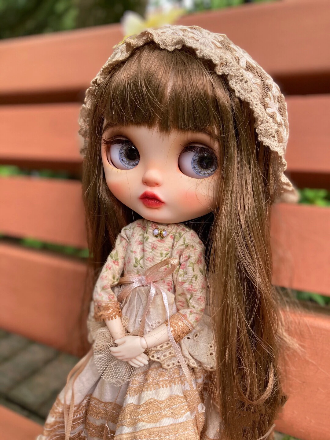 

Dula Doll Clothes Dress Tea dyeing skirt Blythe ob24 ob22 Azone Licca ICY JerryB 1/6 Bjd Doll Accessories