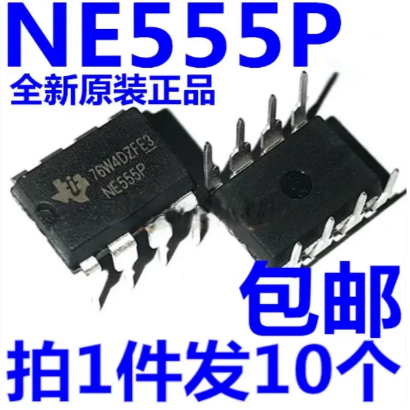 20PCS NE555P Timer Oscillator Chip DIP-8 Universal IC for DIY Electronic Circuit Project
