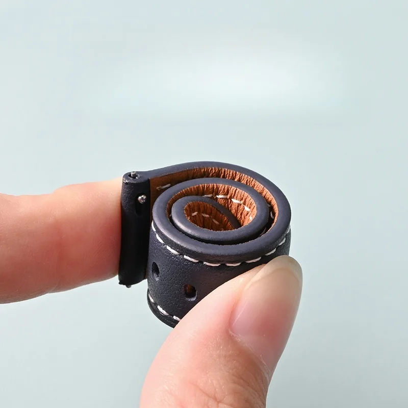 حزام ساعة جلدي عالمي 18 مللي متر 20 مللي متر 22 مللي متر حزام ساعة سريع الإصدار ريترو سوار ساعة اكسسوارات لساعة هواوي الذكية