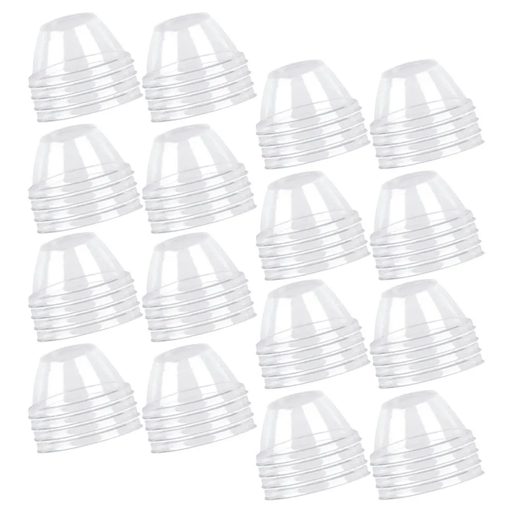 

150Pcs Plant Humidity Dome Transparent Plastic Cover Durable Frost Protection Mini Greenhouse for Plant Growing