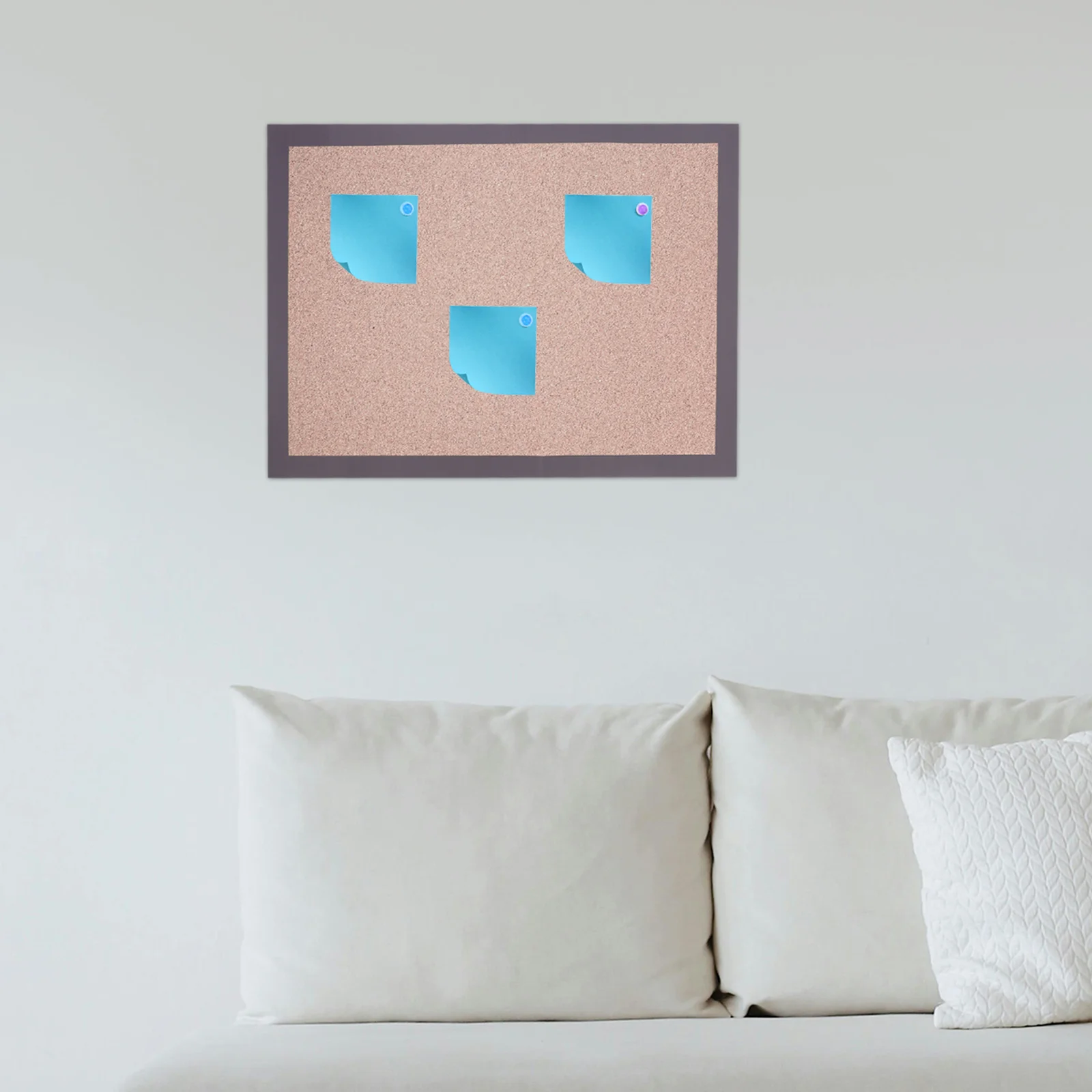 Message Board Bulletin Office Notice Boards Decorative for Black Border Rubber Rectangle