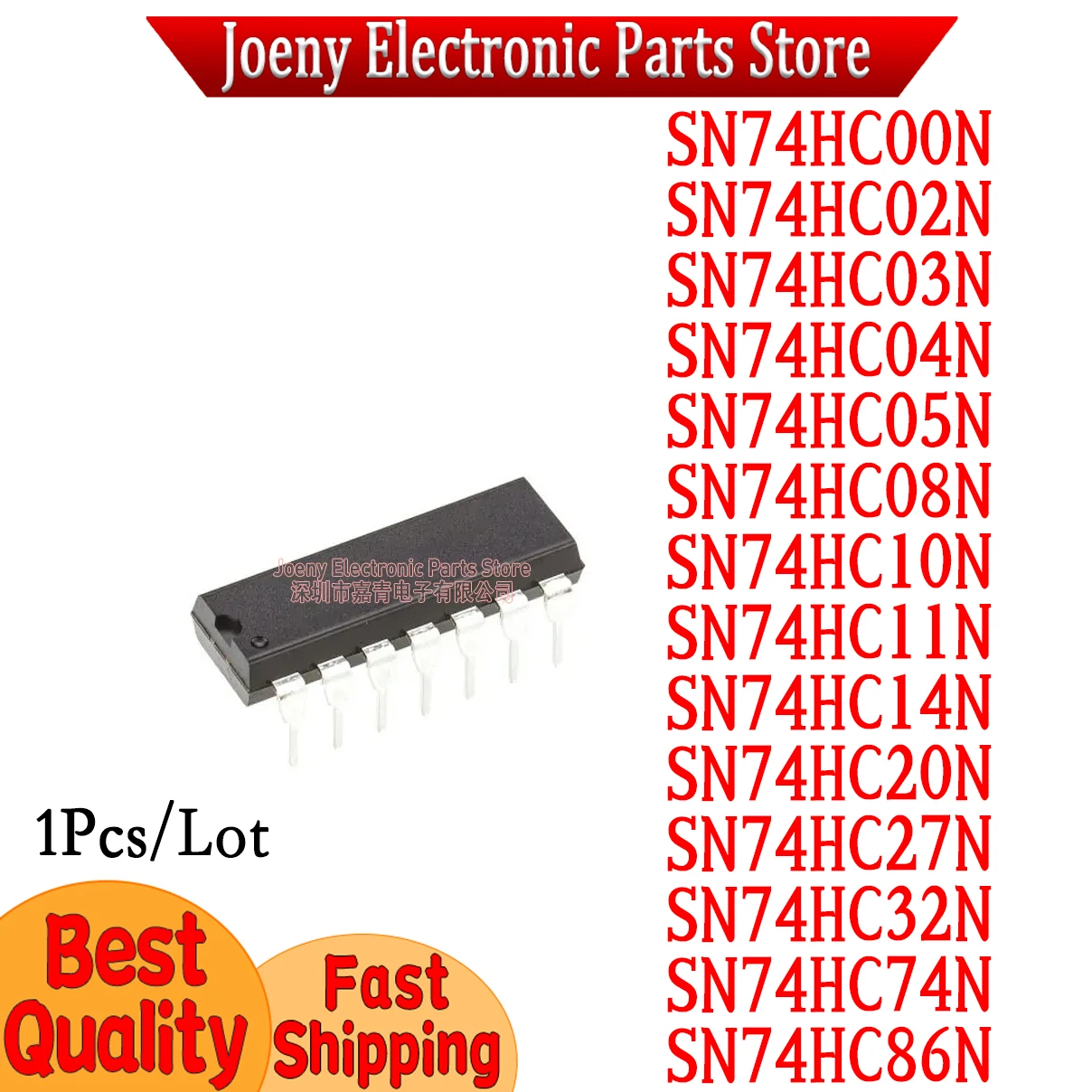 SN74HC00N SN 74HC02N 74HC03N 74HC04N 74HC05 74HC08 74HC10 74HC11 74HC14 74HC20 74HC27 74HC32 74HC74 74HC86 Evaluation board