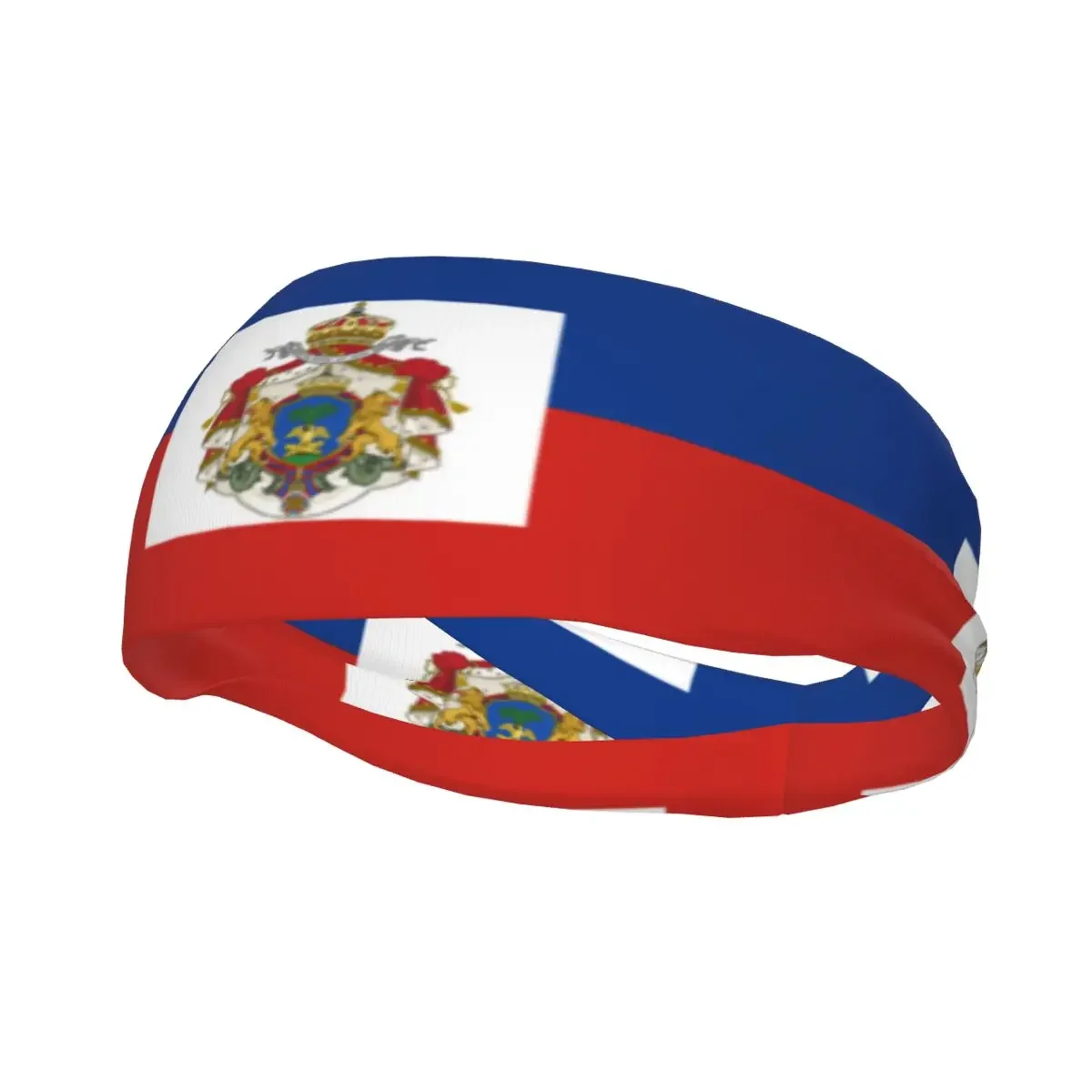 Sports Sweatband Breathable Headband Sweat Hair Head Band Flag Of Haiti (1849-1859) Yoga Headband