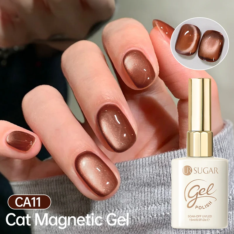 UR SUIKER 15 ml Kat Magnetische Gel Nagellak 30 Kleuren Semi Permanente Magnetische Gel UV/LED Losweken schilderen Vanrish Ontwerp