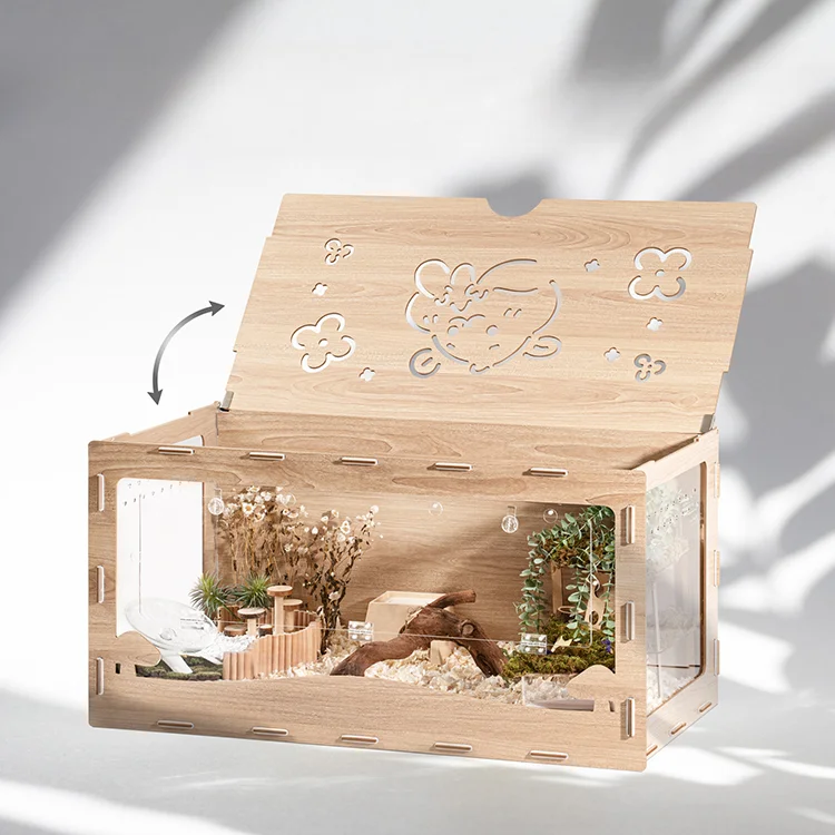 

Hot sales Factory wholesale custom xl hamster cage transparent acrylic hamster cage