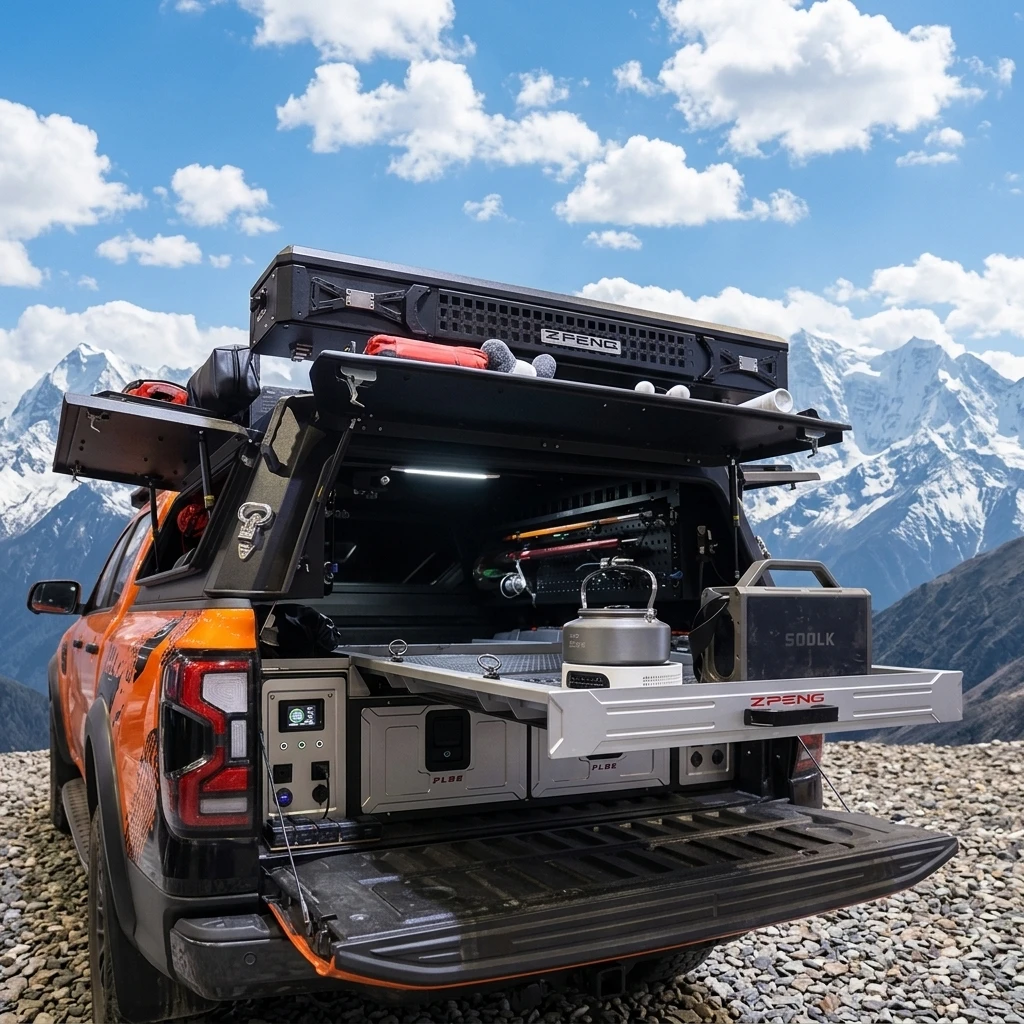 Dream Car Factory Direct Supply Aluminum Alloy Pickup Truck Bed Drawer For Hilux Navara D-MAX Wholesale Cargo Box No-Drill Zero