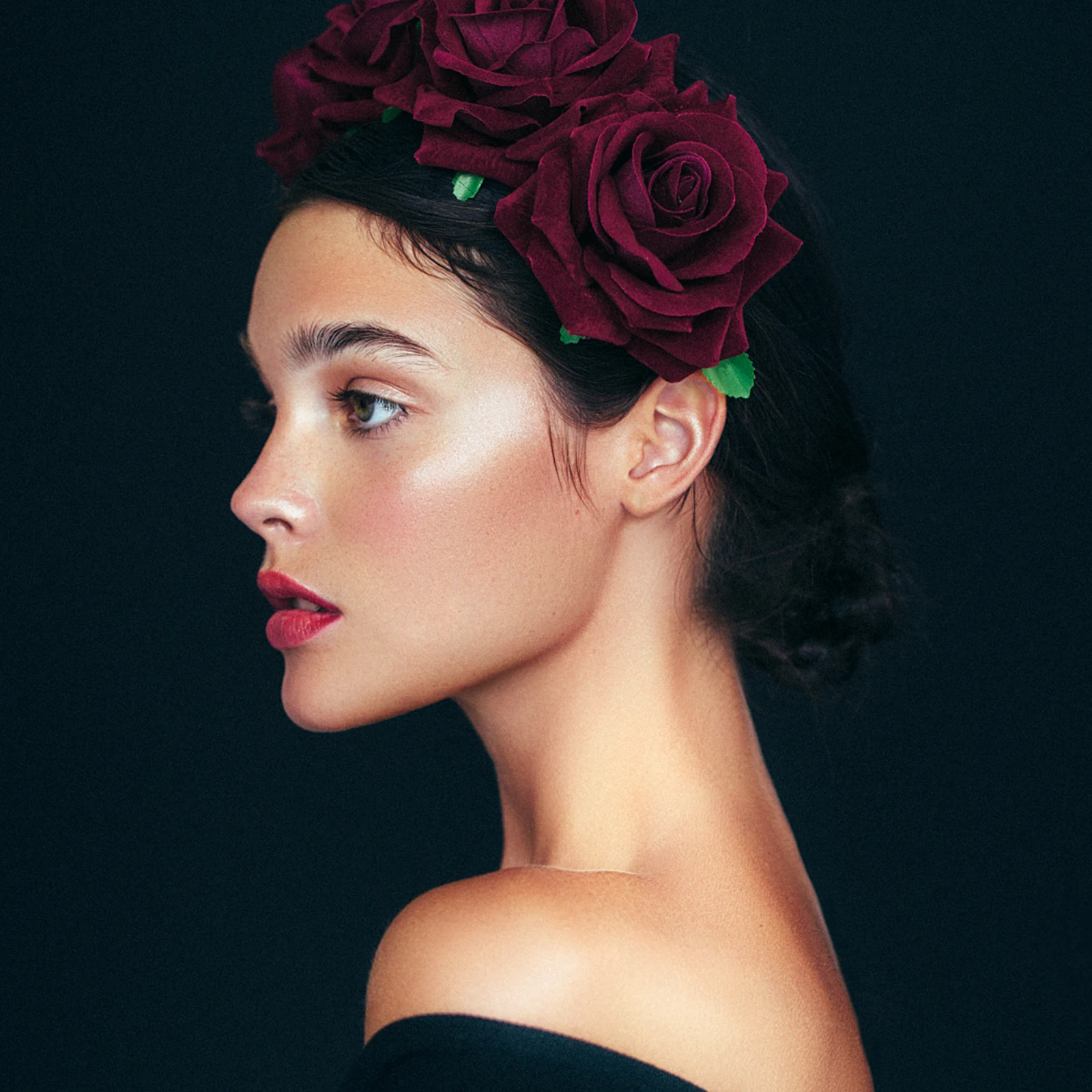 

Floral Hair Hoop For Women Elegant Bridal Headdress Women Hair Hoop Party Holiday Travel Cosplay Photo Prop