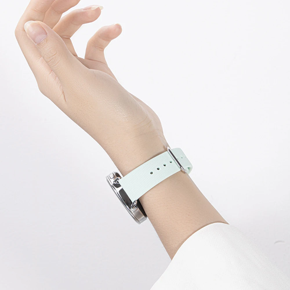 샤오미 워치 S4 41mm용 오리지널 실리콘 스트랩 스포츠 루프 교체 액세서리 그레인 패턴 밴드