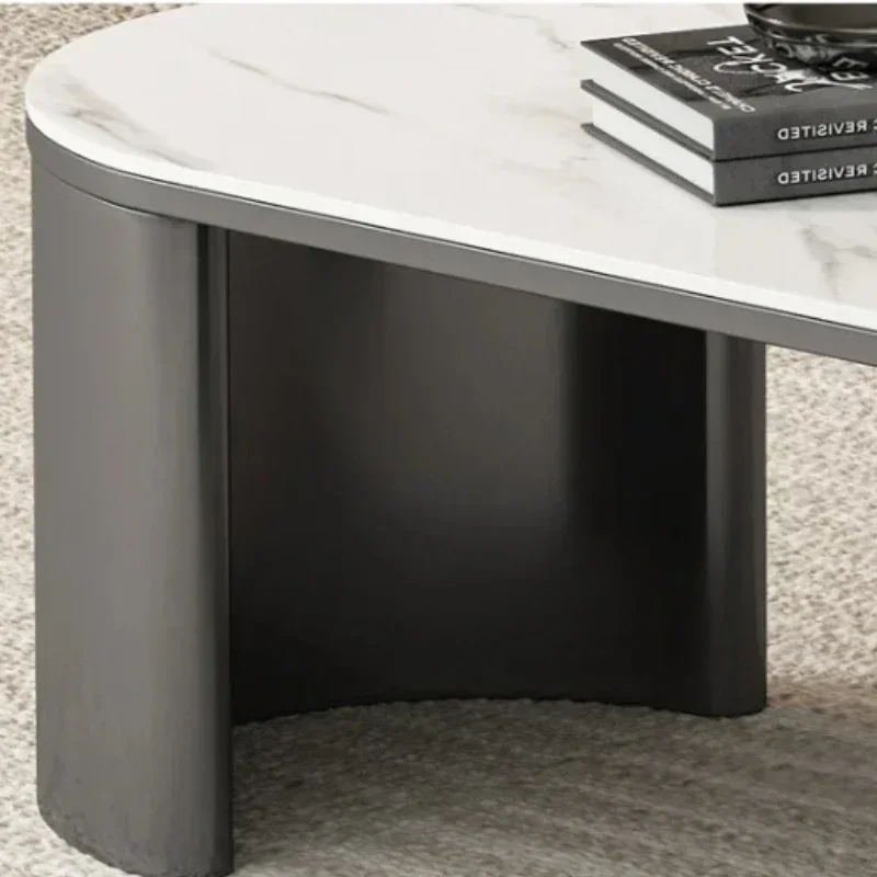 

Clearance Coffee Mesas De Canto Home Design Furniture for Living Room Marble Side Table Folding Modern Simple Floor