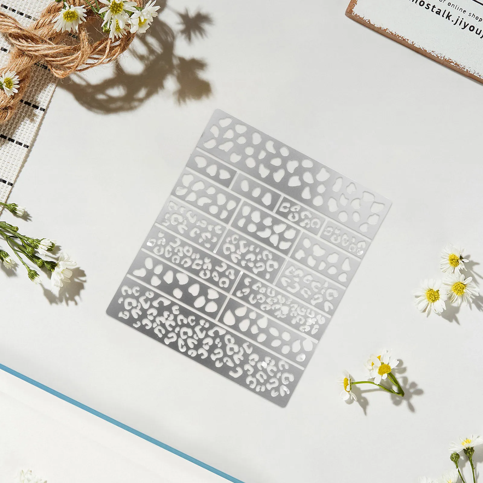 Camouflage Spray Templates Reusable Hollow-Out Stencil Designs for Tank Models DIY Camo Painting Stencils Engraving Scrapbooking