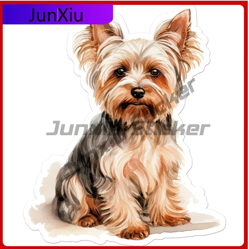 

Yorkie Yorkshire Terrier Hot Best Gift Scratch Resistant Creative Laptop Decal Sticker Waterproof Vinyl Car Window Bumper