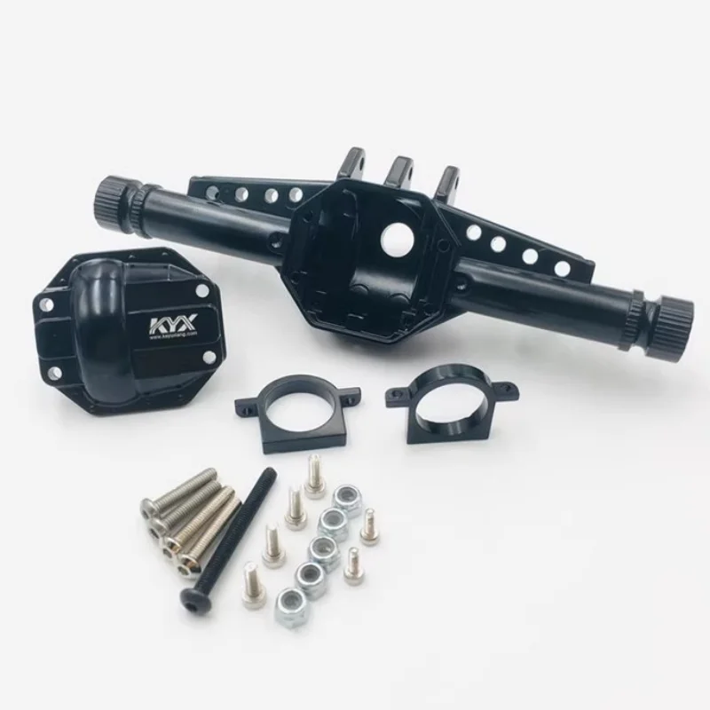 KYX Alloggiamento dell'asse in lega Guscio dell'asse con coperchio per 1/10 RC Crawler Axial SCX10-II 90046 90047