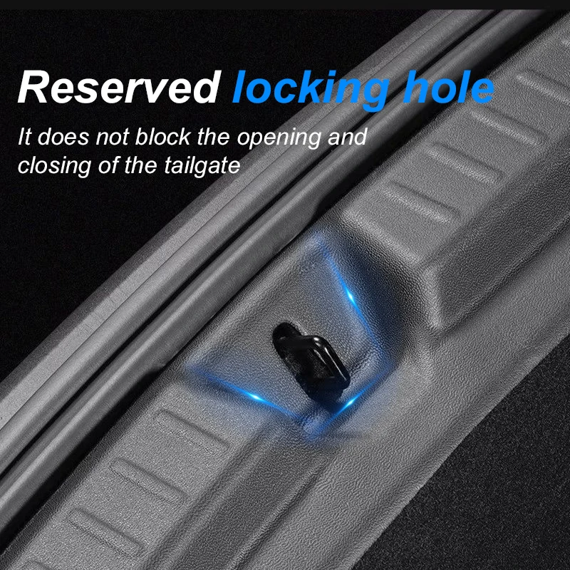 ل تسلا نموذج جديد Y إطلاق 2025 العرعر 2025 + قطاع عتبة الجذع TPE غطاء حماية مضاد للخدش