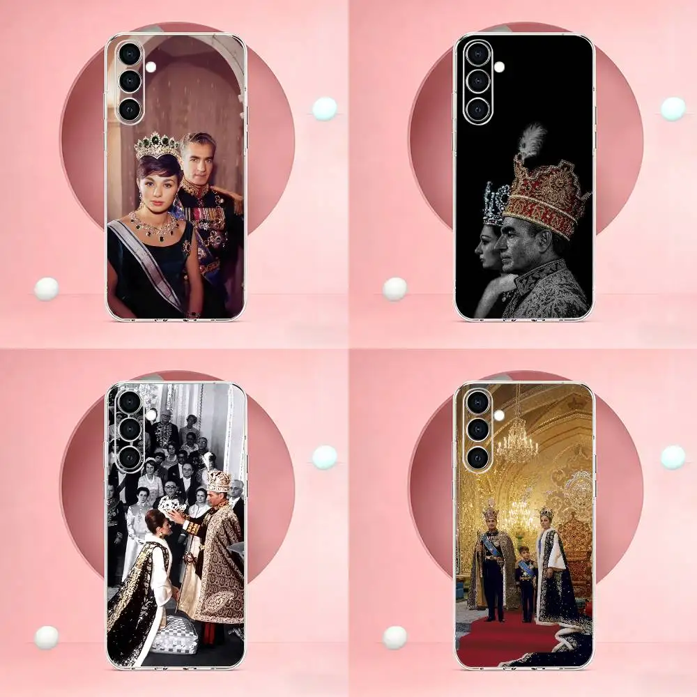 M-Mohammad Reza Pahlavi  Phone Case For Samsung Transparent soft case Silicone  A73,A72,A71,A70,A53,A52,A51