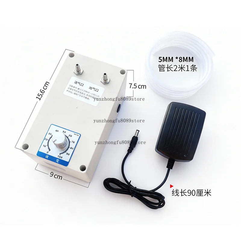 Mini Adjustable Negative Pressure Vacuum Pump Oilfree Diaphragm Air Suction Pump Laboratory Vacuum Filtration Pump Filter Device