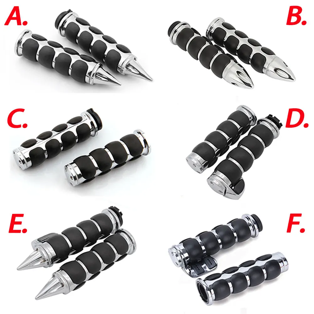 

25mm 1" Motorcycle Handlebar Handle Bar Hand Grips For Harley Honda Suzuki Yamaha Kawasaki Shadow Softail Sportster Dyna Chopper