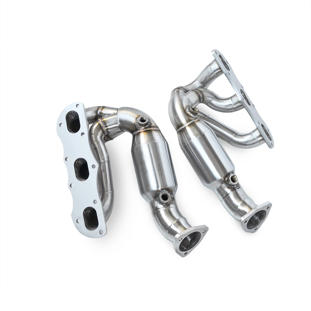 Suitable for Porsche Boxster/Cayman 987.2 2008-2012 exhaust manifold stainless steel exhaust collector with catalyst manifold