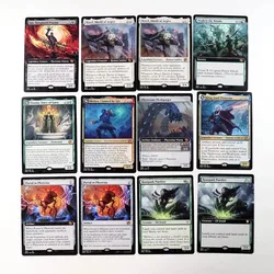 Holo BRO Magical Proxy Game Black Top Quality Proxy Playing Cards woods gaea phyrexia Gathering Board Game Trading Cards Proxy