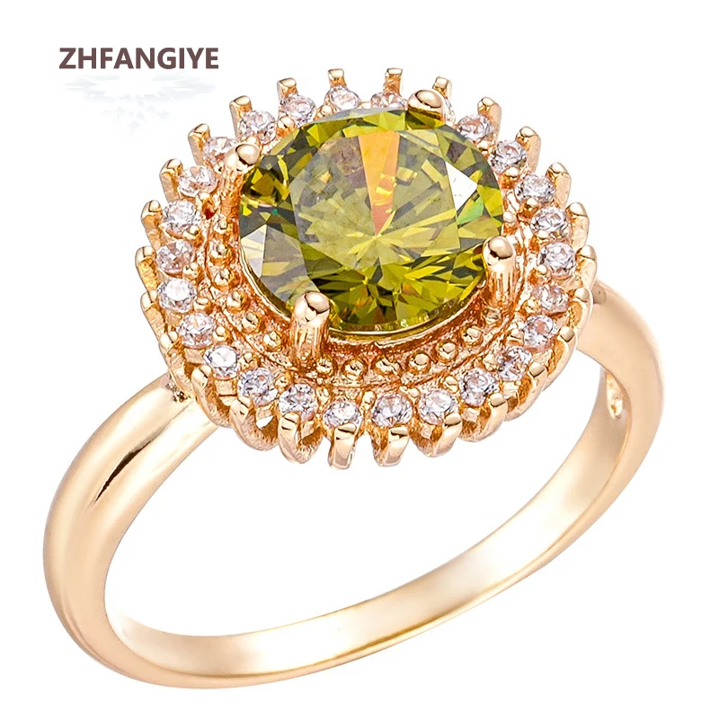 

ZHFANGIYE Vintage Women Ring with Zircon 925 Silver Jewelry for Wedding Party Engagement Promise Gift Finger Rings Accessories