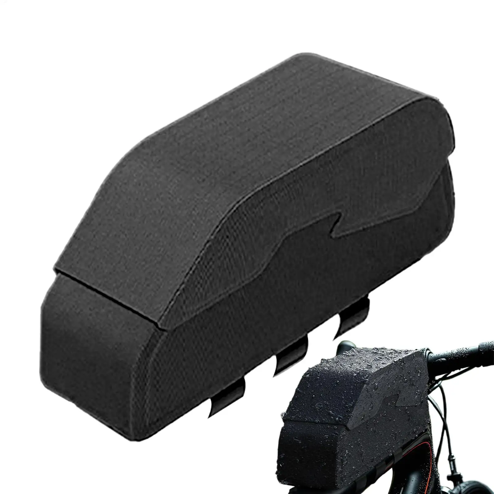 

Велосипедная сумка Магнитная дорожная сумка для велосипеда Верхняя трубка для хранения 1л Водонепроницаемая сумка Аксессуары для велоспорта для женщин и мужчин Дорожный горный город