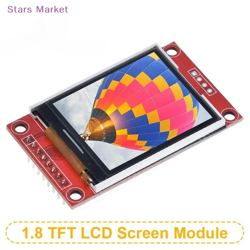 New 1.8 Inch TFT LCD Module LCD Screen Module ST7735 SPI Serial 51 Drivers 4 IO Driver TFT Resolution 128*160 For