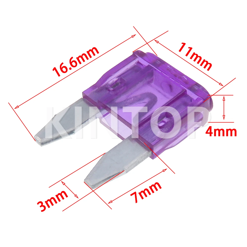 1 Set 4way Mini In-line Blade Type Fuse Holder With Crimp Terminal BX2047C-1 BX2047C-2 AC Assembly Small Fuses Box