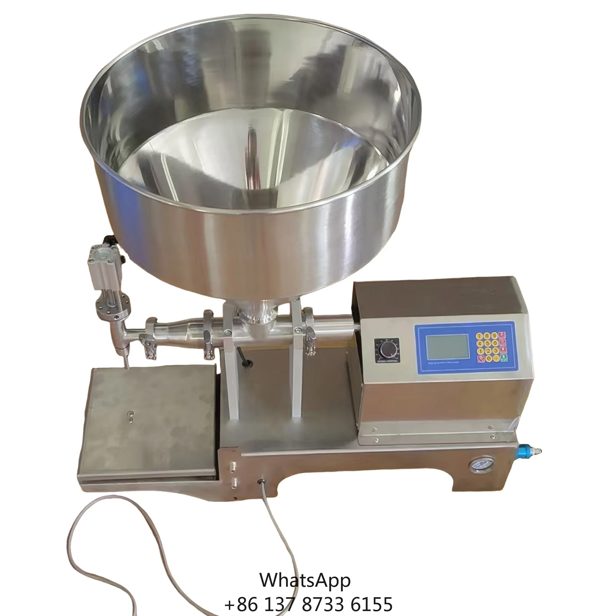 

CSY-K30 Heavy-Duty Filling Unit - 30L Stainless Steel Hopper Filler For Honey/Adhesives With Memory Function