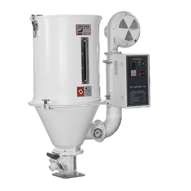 25KG-600KG Resin Plastic Auxiliary Equipment Euro Hopper Dryer Machine Injection Hot Sale Granule Hopper Dryer