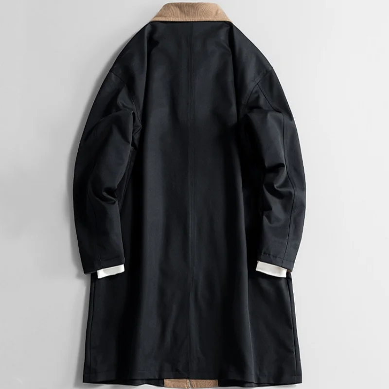 Plus Size 8XL Men Spring Trench Turn Down Collar Long Windbreaker Jacket Male Oversize Big Large Windproof Coat Autumn Outwear 6 Plus Size 8XL Men Spring Trench Turn Down Collar Long Windbreaker Jacket Male Oversize Big Large Windproof Coat Autumn Outwear 6