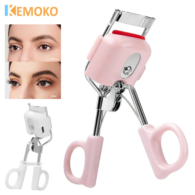 

1PCS Heating Electric Eyelash Curler Cosmetic Makeup Tools Clip Lash Curler Lasting Lash Lift Beauty Eyelashes Makeup Tool Woman