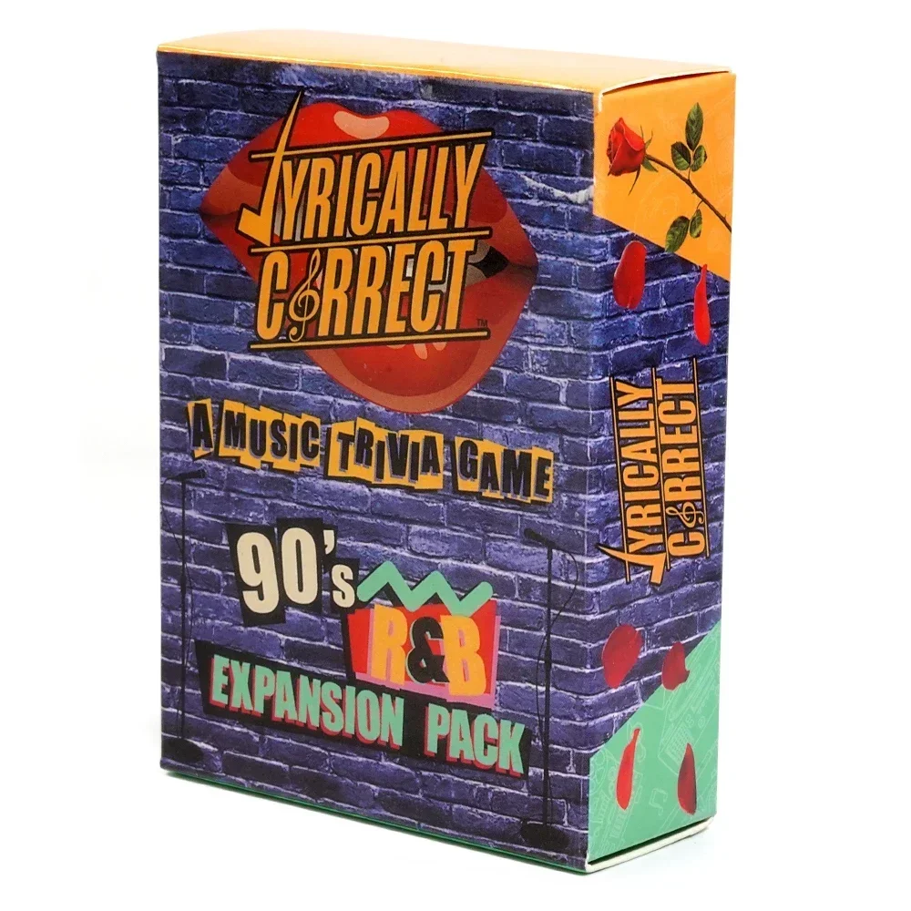 Lyrically Correct 90's Expansion Pack Music Trivia Card Game Multi-Generational Family Gatherings Adult Game Night and Fun Trivi