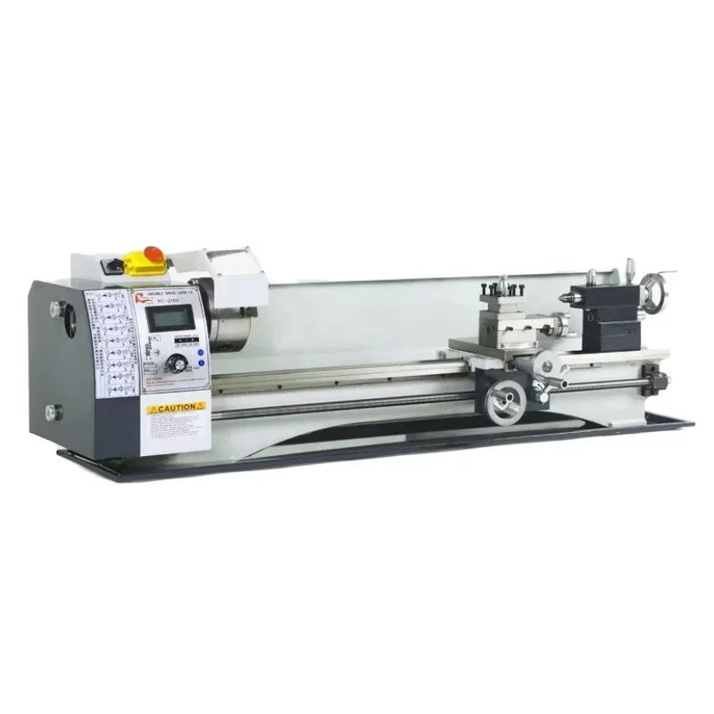 210 900/1100W 8x31 Inch Brushless Small Lengthened Metal Lathe For Home Using Wood Lathe Metal Mini Bench Lathe Machine